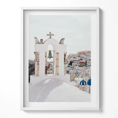 Obraz v ráme Architektúra gréckeho Santorini