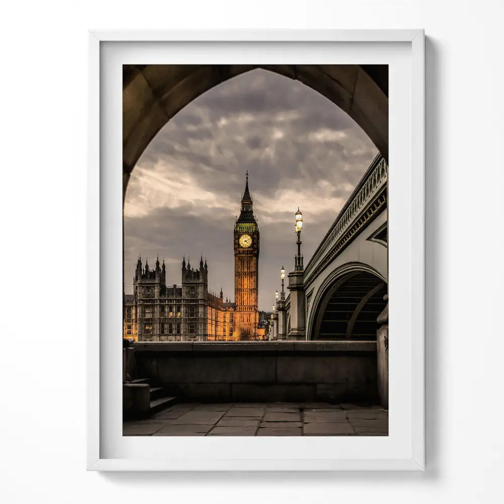 Obraz v ráme Pohľad na Big Ben v Londýne