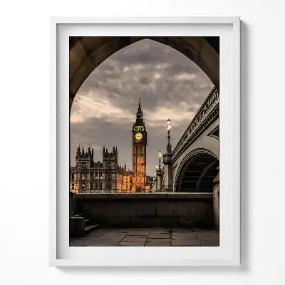 Obraz v ráme Pohľad na Big Ben v Londýne