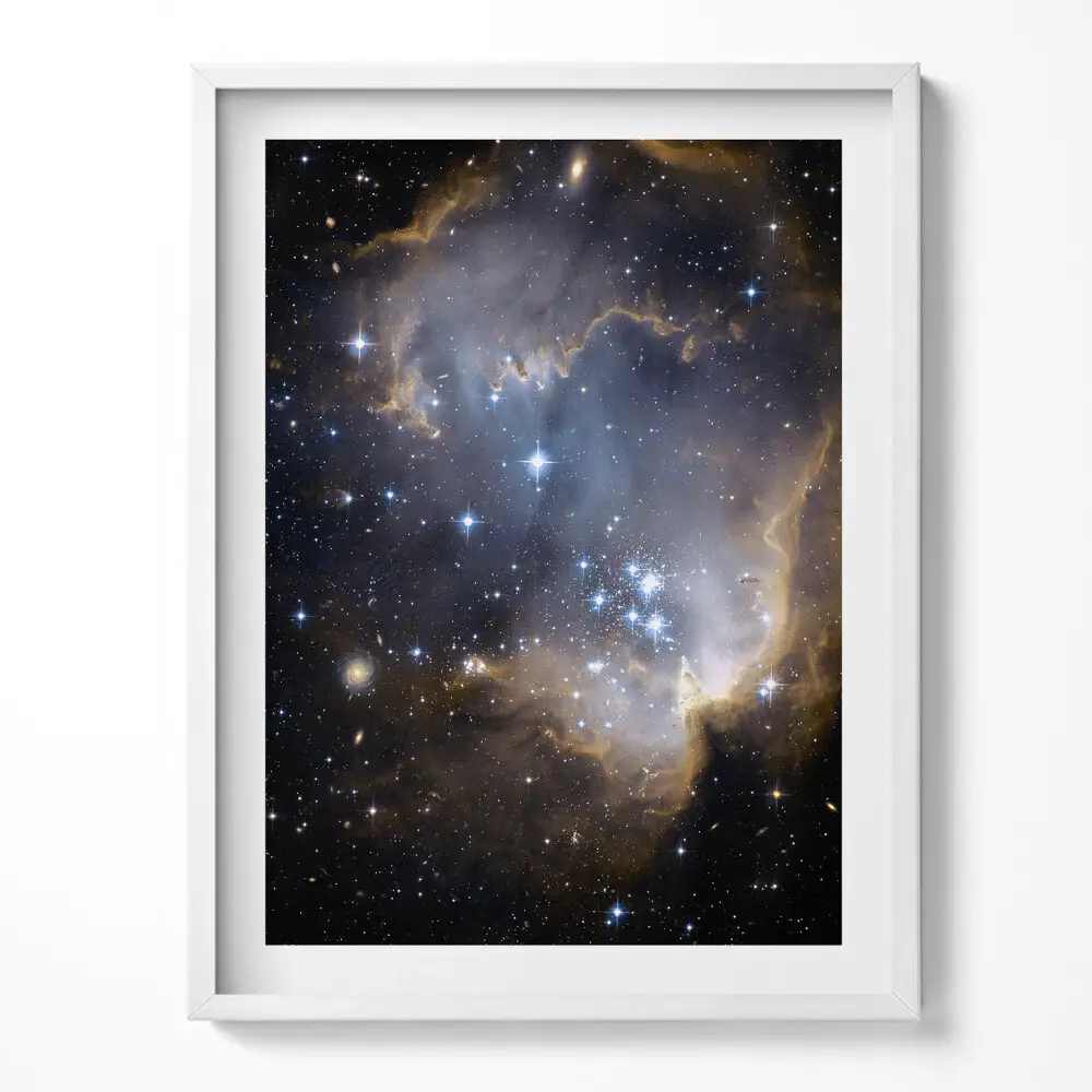 Obraz v ráme s fotografiou vesmíru a hviezd od NASA
