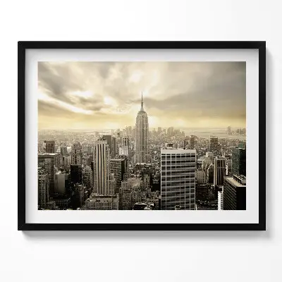 Obraz s rámom Panoráma Empire State Building