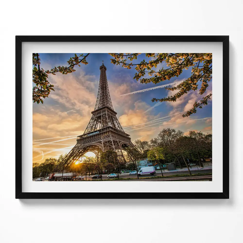 Obraz s rámom Eiffelova veža v Paríži