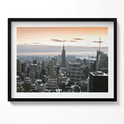 Obraz s rámom Panoráma architektúry New Yorku