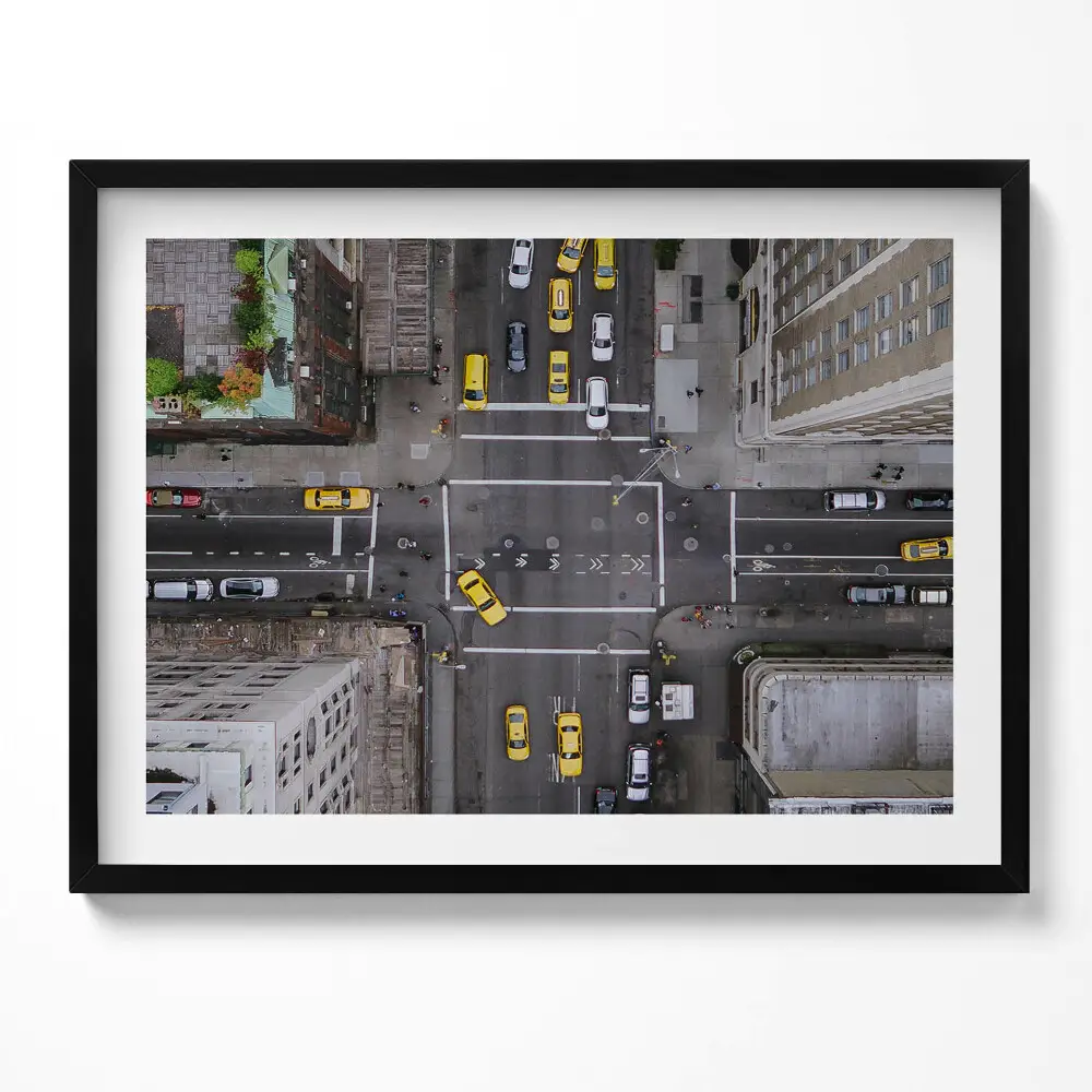 Obraz s rámom Manhattan 5th Avenue New York