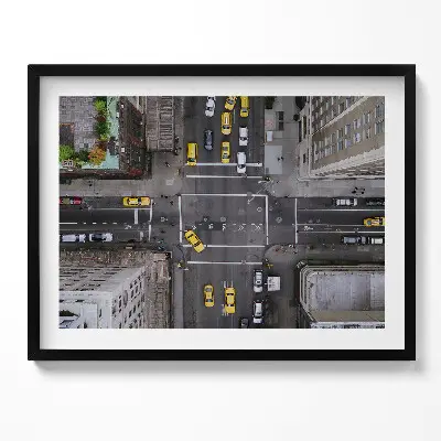 Obraz s rámom Manhattan 5th Avenue New York