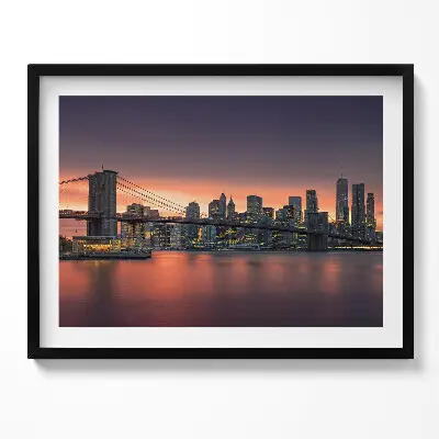 Obraz s rámom New York East River