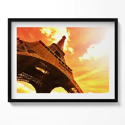 Obraz s rámom Atrakcia Eiffelovej veže v Paríži