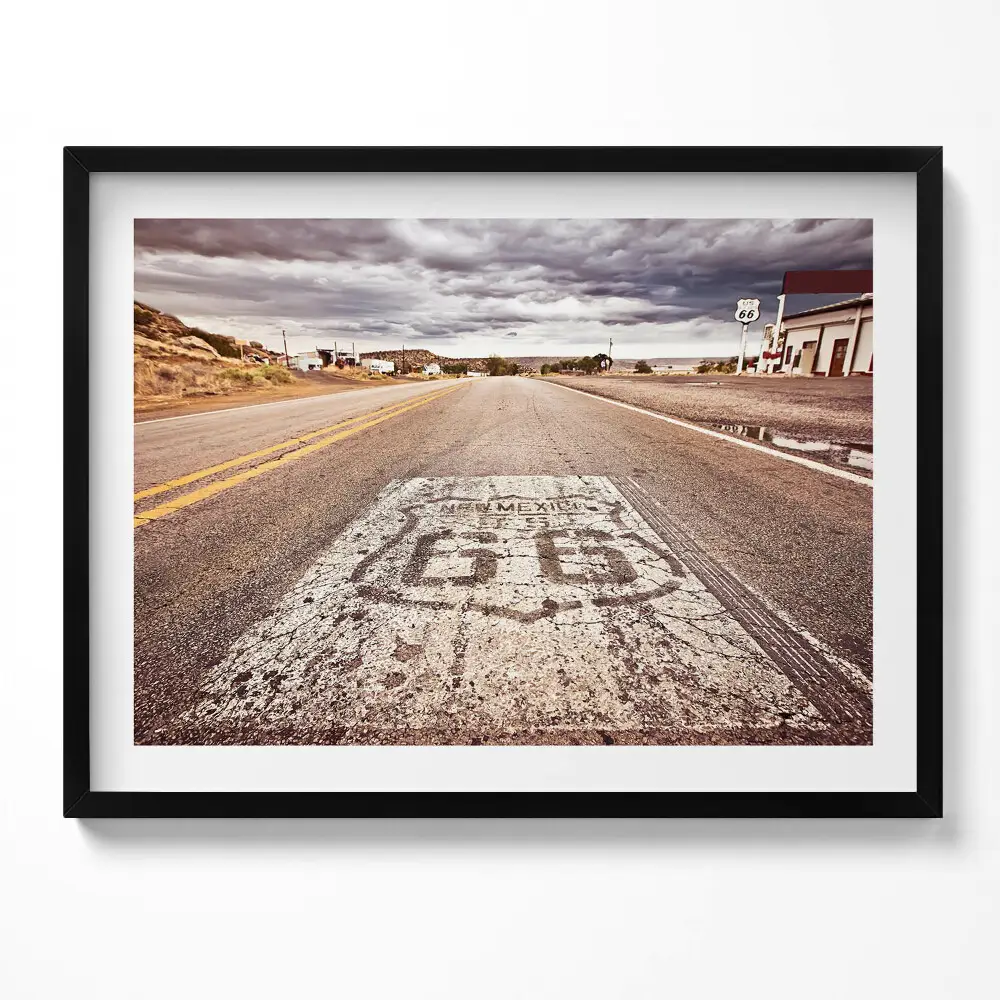 Obraz v ráme Americká štátna cesta Route 66
