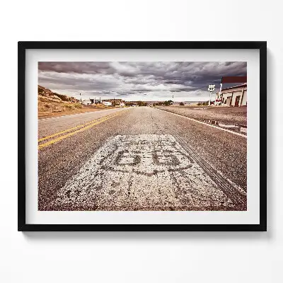 Obraz v ráme Americká štátna cesta Route 66