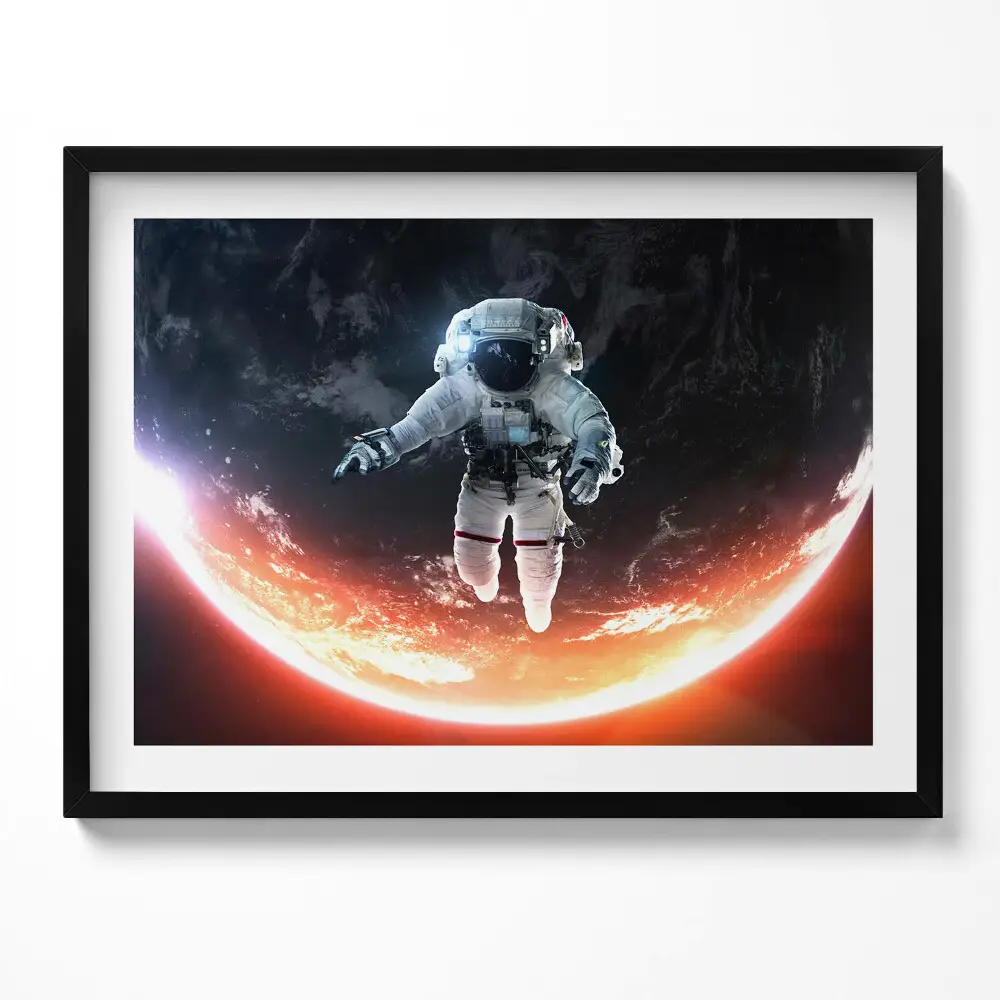 Obraz s rámom Astronaut vo vesmíre