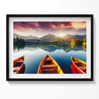 Obraz s rámom Národný park Štrbské Pleso Slovensko