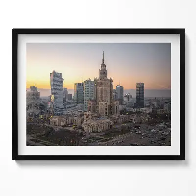 Obraz v ráme Palác kultúry a vedy vo Varšave