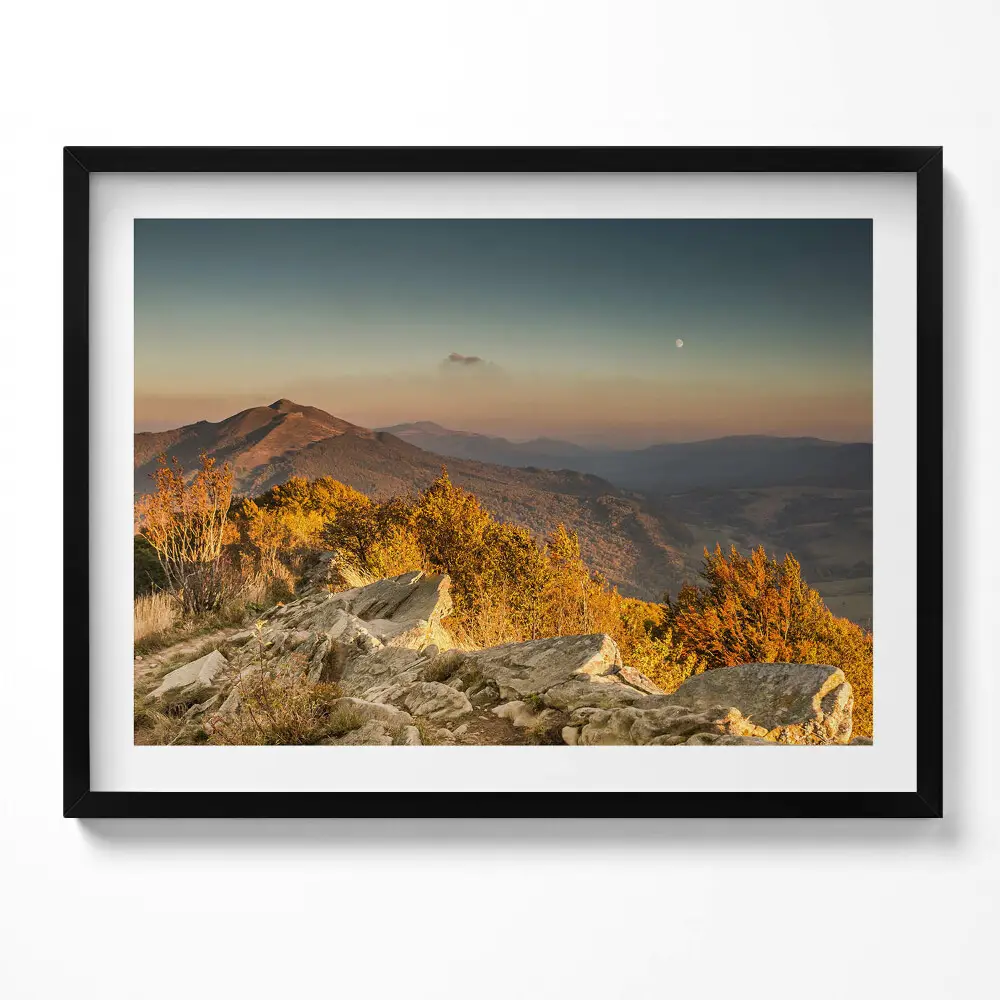 Obraz s rámom Bieszczady