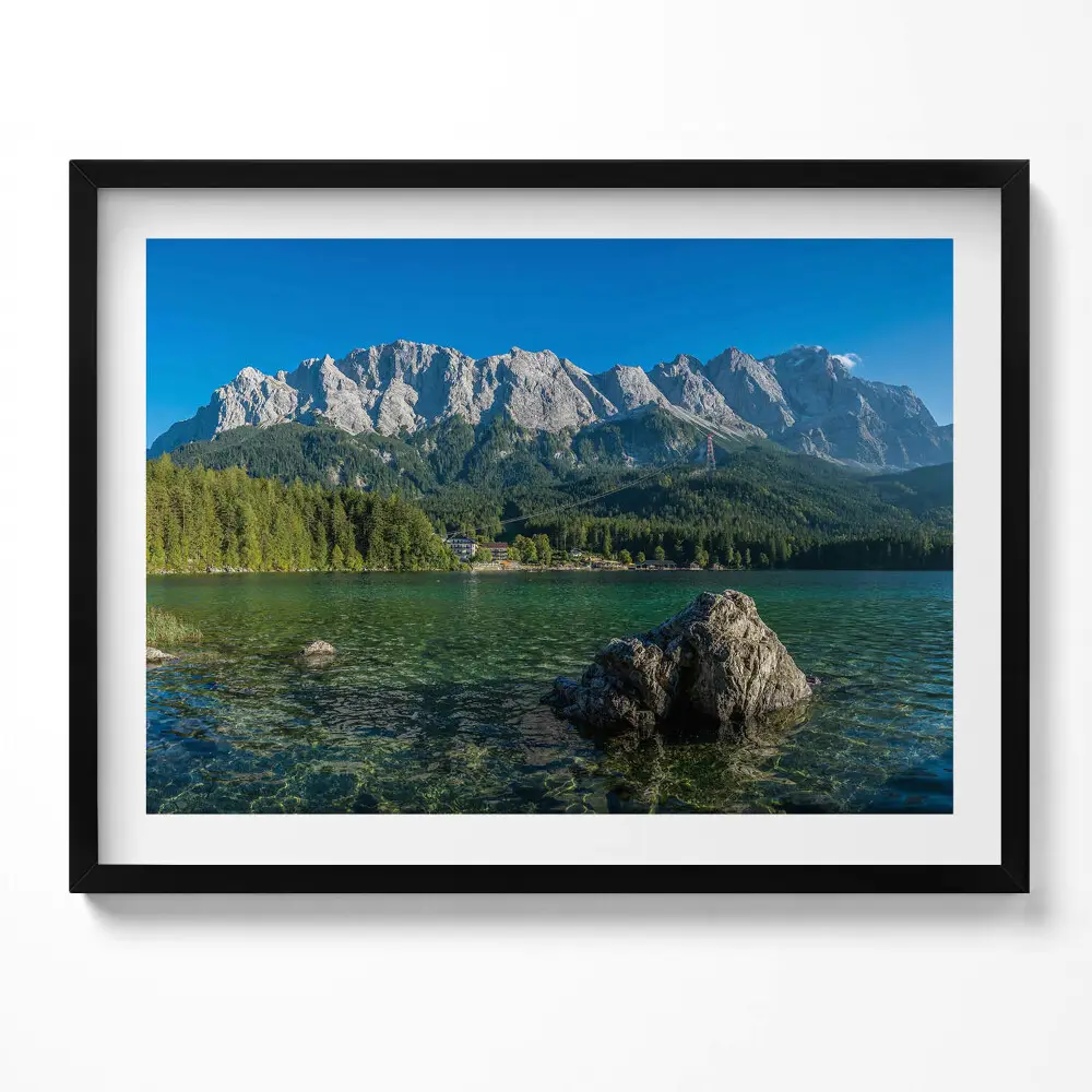 Obraz v ráme Vrchol Zugspitze Nemecko