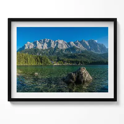 Obraz v ráme Vrchol Zugspitze Nemecko