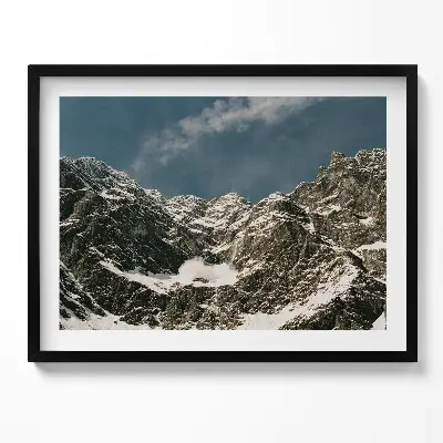 Obraz v ráme Pohorie Berchtesgadener Watzmann