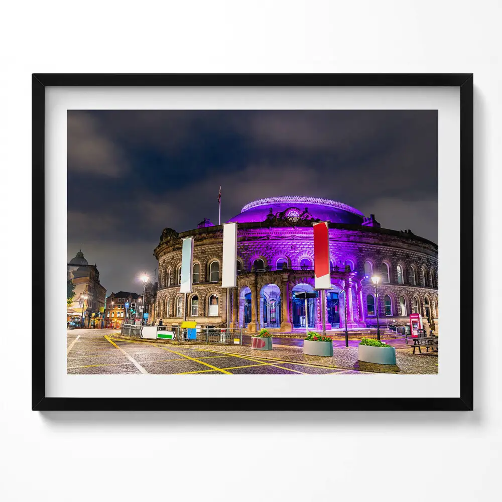 Obraz s rámom Leeds Corn Exchange v Anglicku