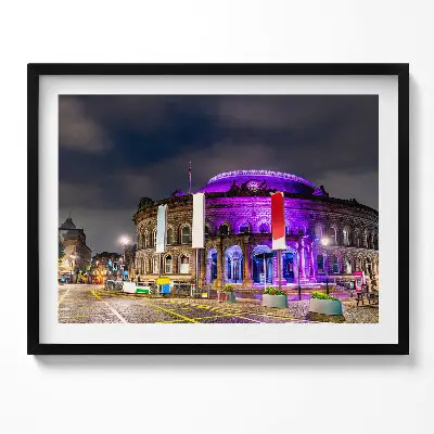 Obraz s rámom Leeds Corn Exchange v Anglicku