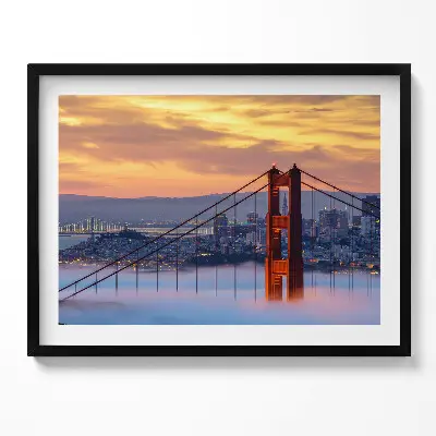Obraz v ráme Most v San Franciscu