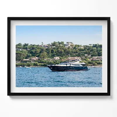 Obraz s rámom Saint-Tropez v Provensalsku