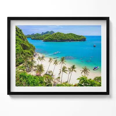 Obraz s rámom Národný park Koh Samui, Thajsko