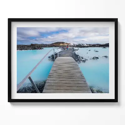 Obraz s rámom Atrakcia na Islande