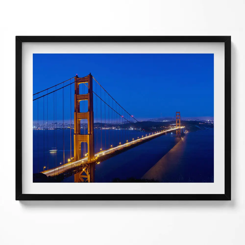Obraz s rámom Pohľad na most Golden Gate
