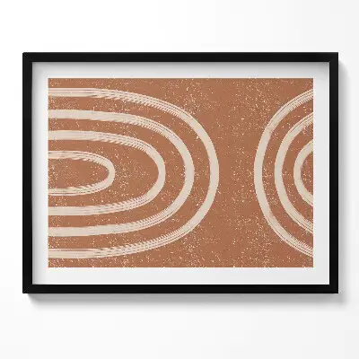 Obraz s rámom Minimalistické umenie v boho štýle