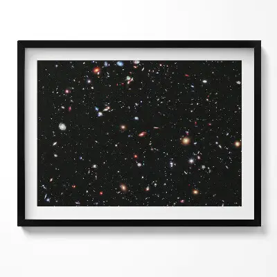Obraz v ráme s fotografiou vesmíru od NASA
