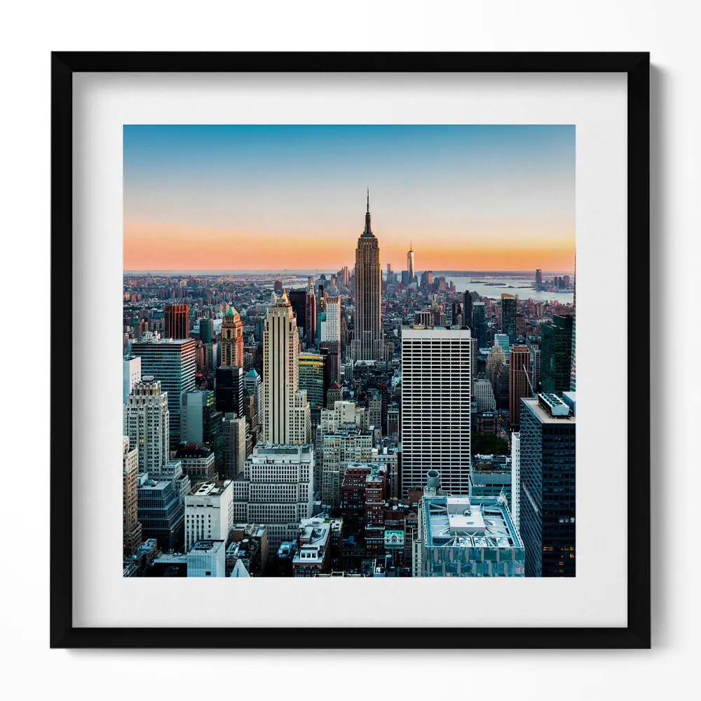 Obraz v ráme Pohľad na architektúru New Yorku