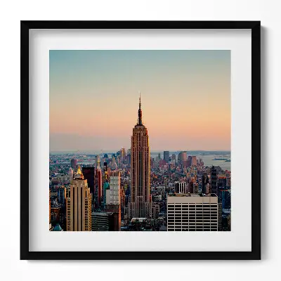 Obraz v ráme Panoráma New Yorku
