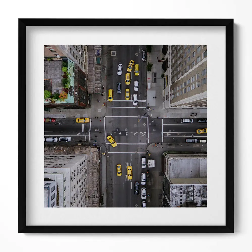 Obraz v ráme Manhattan 5th Avenue New York