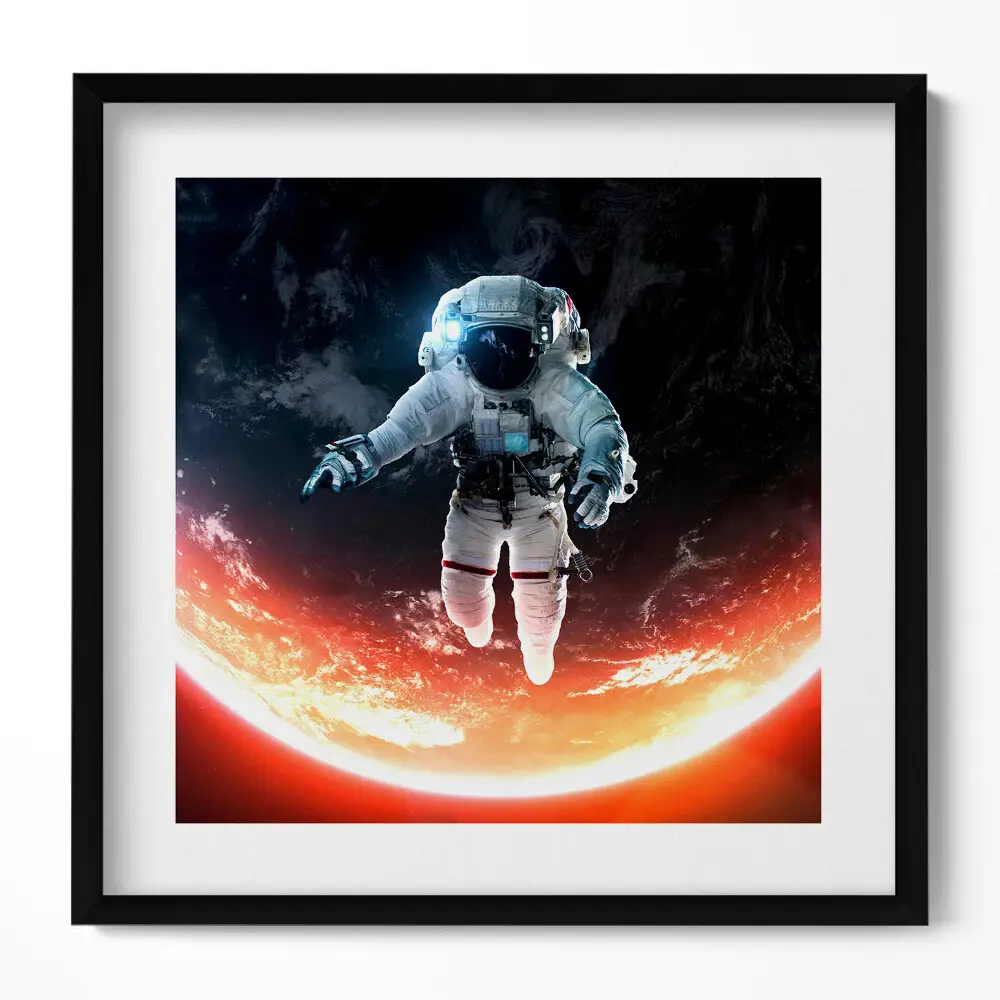 Obraz v ráme Astronaut vo vesmíre