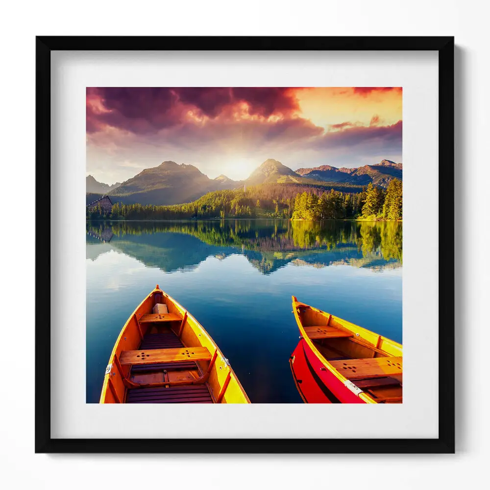 Obraz v ráme Národný park Štrbské Pleso Slovensko