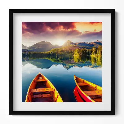 Obraz v ráme Národný park Štrbské Pleso Slovensko