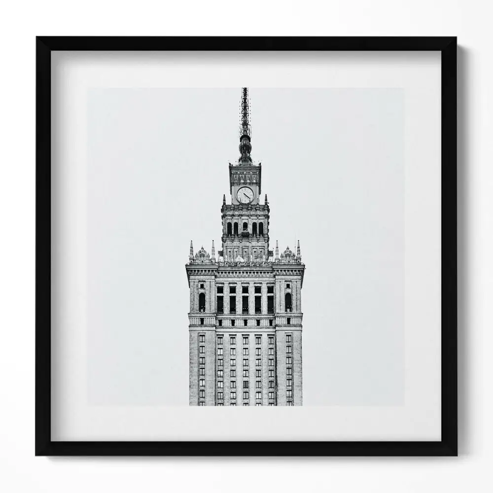 Obraz v ráme Palác kultúry a vedy vo Varšave