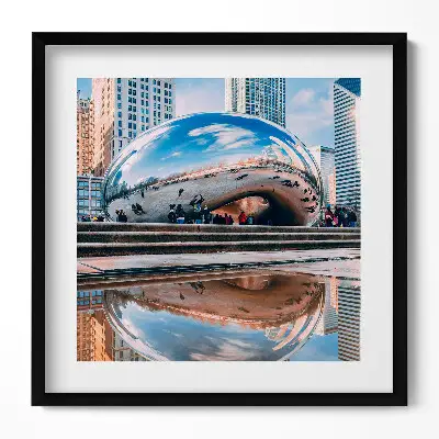 Obraz v ráme Cloud Gate Chicago