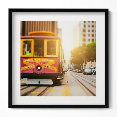 Obraz v ráme Električka v San Franciscu