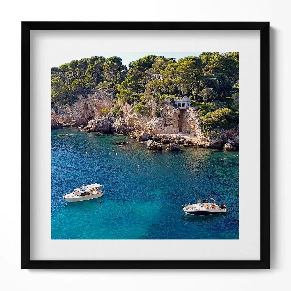 Obraz v ráme Krajina pri Cap d'Antibes