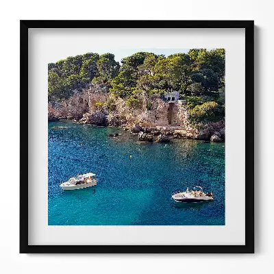 Obraz v ráme Krajina pri Cap d'Antibes