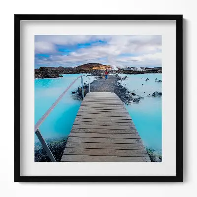 Obraz v ráme Atrakcia na Islande