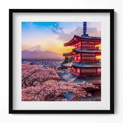Obraz v ráme Japonská konštrukcia