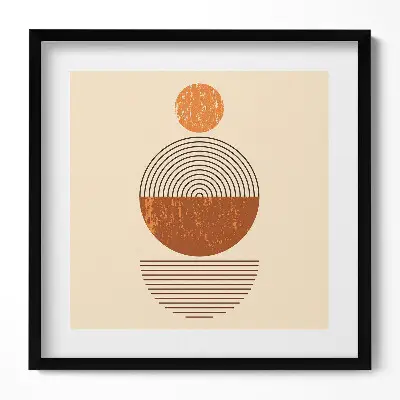 Obraz v ráme Geometrické boho umenie