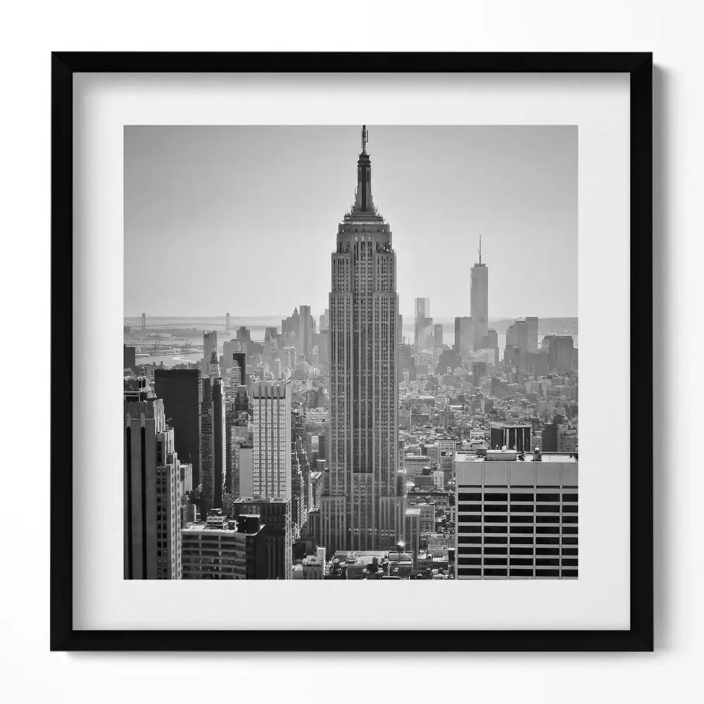 Obraz v ráme Pohľad na mrakodrapy v New Yorku