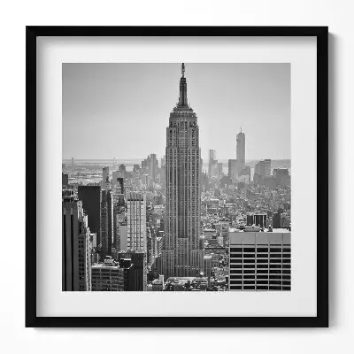 Obraz v ráme Pohľad na mrakodrapy v New Yorku