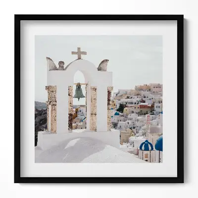 Obraz v ráme Architektúra gréckeho Santorini