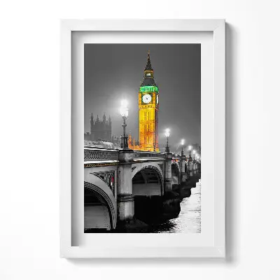 Obraz v ráme Big Ben vo Veľkej Británii