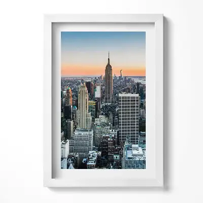Obraz v ráme Pohľad na architektúru New Yorku