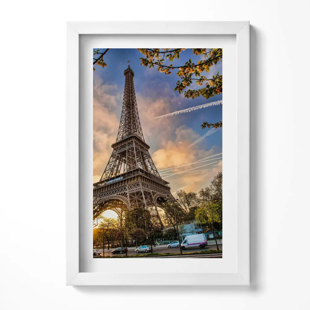 Obraz v ráme Eiffelova veža v Paríži