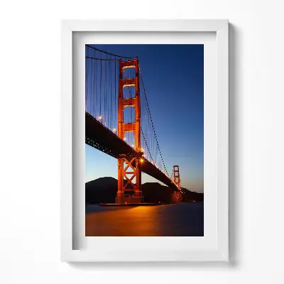 Obraz v ráme Most Golden Gate